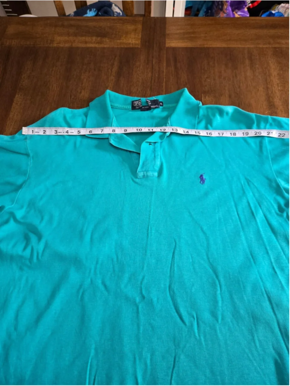 Polo Ralph Lauren Men’s XL Teal Cotton Polo Shirt Short Sleeve Classic Pony Logo